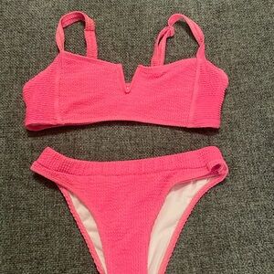 hot pink bikini